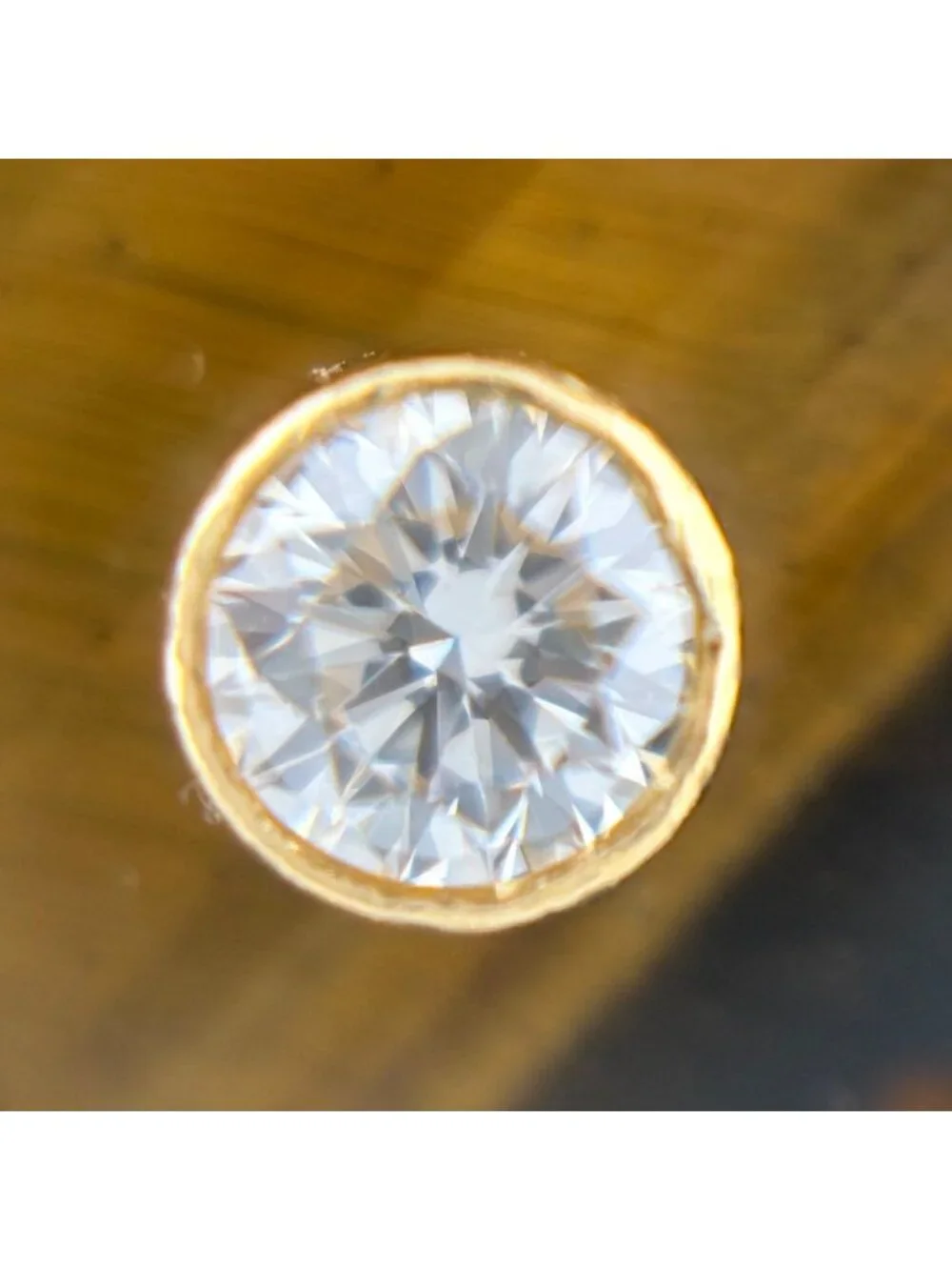 Van Cleef & Arpels Vintage Alhambra Ring YG Yellow Gold Diamond Tiger Zooeye